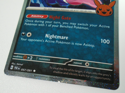 Pokemon Gengar 057/091 Cosmos Holo Stage 2 130HP Trick or Trade 2024 Card - Image 2