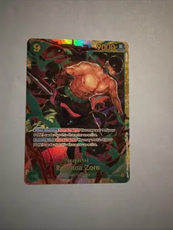Roronoa Zoro OP06-118 SEC - One Piece TCG - English Card Near-Mint Secret Rare - Image 1