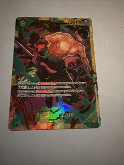 Roronoa Zoro OP06-118 SEC - One Piece TCG - English Card Near-Mint Secret Rare - Image 2