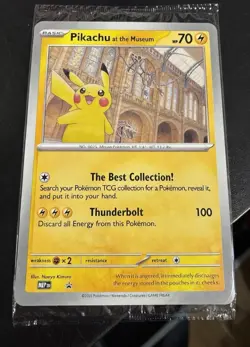 Pokemon - Pikachu At The Museum - Promo Oversized Card - Image 1