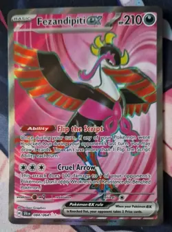 Fezandipiti EX 084/064 SV Shrouded Fable Holo Card NM/Mint Pokemon TCG Full Art - Image 1