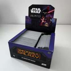 OPENED BOOSTER BOX STAR WARS UNLIMITED SHADOWS OF THE GALAXY 350 CARDS BULK - Image 1
