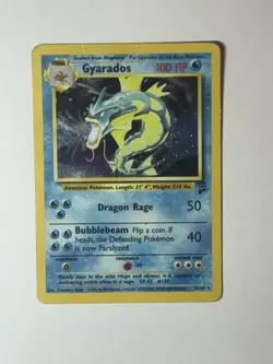 Gyarados 7/130 Base Set 2 Pokemon Card Used Condition Holo - Image 1