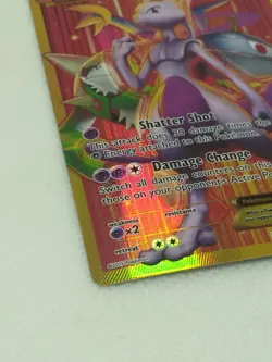 Mewtwo EX 164/162 Breakthrough Secret Rare Full Art Holo LP Pokemon Card 2015 - Image 4