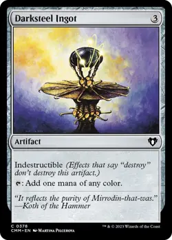 Darksteel Ingot 0378 - FOIL - NM - Commander Masters MTG - Image 1