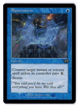 Flusterstorm NM* FOIL RETRO PROMO Dominaria Remastered 196 mtg -UnltdCards - Image 1