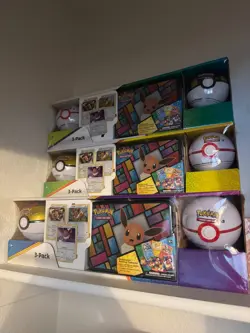 Costco Pokemon Collector 3-Pack: Treasure Chest Tin (ONE) (1) 820650101366 - Image 1
