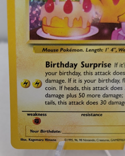 Pokemon TCG Birthday Pikachu #24 Celebrations 25th Anniversary NM - Image 5