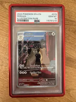 2024 Pokemon SV Shrouded Fable SFA en Persian #078/064 PSA 10 With Graded Guard - Image 1