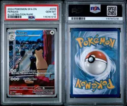 2024 Pokemon SV Shrouded Fable SFA en Persian #078/064 PSA 10 With Graded Guard - Image 4
