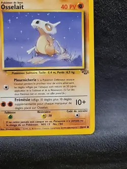 Cubone 50/64 French Osselait Jungle Set Non Holo Pokemon - Image 4