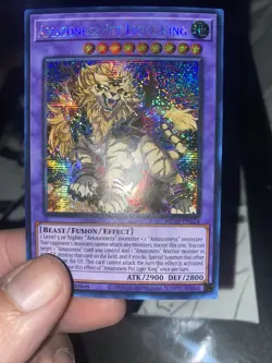 Yugioh ! Amazoness Pet Liger King MP23-EN224 Prismatic Secret Rare - Image 3