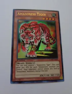 Amazoness Tiger LCJW-EN089 (Ultra Rare, 1st Edition, Near Mint / NM) Yugioh - Image 1