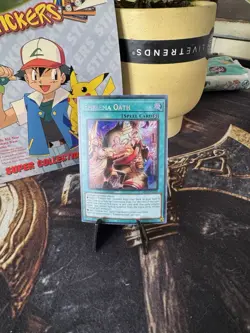 Yugioh Emblema Oath MP24-EN146 1st Edition Prismatic Secret Rare NM - Image 1