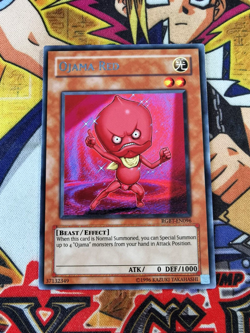 Ojama Red rgbt-en096 Unltd Ed (NM+) Rare Yu-Gi-Oh! - Image 1