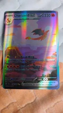 Pokemon Charizard ex & Magcargo ex Holo EX TWM Set Cards Lot - Image 1