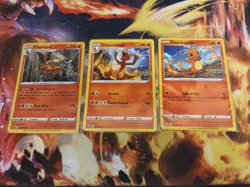 Pokemon Tcg- Pokemon Go Charmander, Charmeleon, Charizard lot (3 Cards) - Image 1