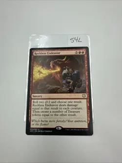 MTG Commander: Adventures in the Forgotten Realms AFC Reckless Endeavor LP 033 - Image 1