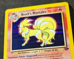 Pokemon TCG Brock's Ninetales 3/132 Gym Challenge Holo Rare English WOTC 2000 - Image 5