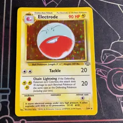 Electrode - 2/64 Jungle Unlimited Holo Rare Pokemon - NM - Image 1