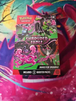 New Pokemon Shrouded Fable Booster Bundle (6 Packs) Factory Sealed Box - Image 1