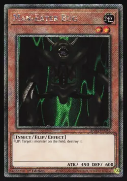 Man-Eater Bug - RA03-EN082 - Platinum Secret Rare - Yugioh - Image 1
