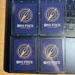 One Piece CCG Sabo Sec, SANJI Sec, Ace Sec, Bonney Sec. Set Of 4 Secret Rares NM - Image 2