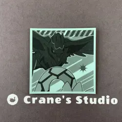 [NM] Pokemon Card Charizard Wafer Sticker No.12 Holo Rare Nintendo Japanese - Image 2