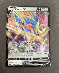 Zacian V - 095/159 - Ultra Rare - Crown Zenith - Pokemon Card - NM/M - Image 1