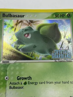 Pokemon 2006 EX Crystal Guardians 46/100 Stamped Bulbasaur Holo Card - Image 2