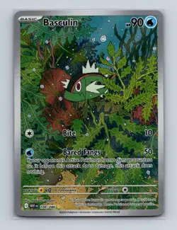 Basculin 108 2025 Pokemon S&V White Flare Full Art Illustration Rare Card NM+ - Image 1