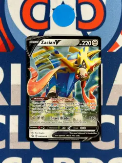 2020 Pokemon Black Star Promo Zacian V #SWSH018 - Image 1
