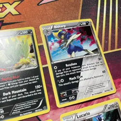 Pokemon XY Cosmos Holo Promo Set~ Tyranitar 56 Lucario 63 Shiftry 11 *PACK FRESH - Image 4
