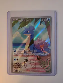 Pokemon TCG Misty's Lapras 194/182 Destined Rivals Holo Illustration Rare EN - Image 1