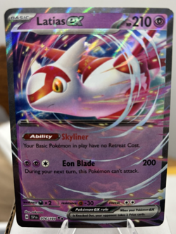 Pokemon Surging Sparks Latias Ex 76/191 Double Rare Pack Fresh - Image 1