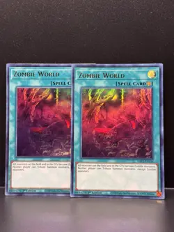 x2 Zombie World - GFP2-EN154 - Ultra Rare - 1st Edition Yu-Gi-Oh! - Image 1