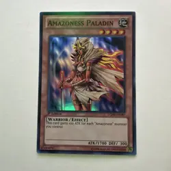 Yu-Gi-Oh Amazoness Paladin Super Rare 1st Edition LCJW-EN087 Nm - Image 1