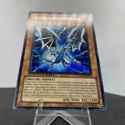 Yugioh Niedertrachtiger blauaugiger weißer Drache YMP1-DE002 Secret Rare NM - Image 5