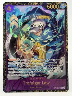 Trafalgar Law ST10-010 EN ONE PIECE TCG 2024 Regionals Top Player -NM - Image 1