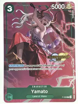 Yamato P-008 EN ONE PIECE TCG 2023 Championship Celebration-NM - Image 1