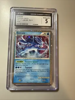 Suicune Call of Legends Pokemon Silver Border Holo Trading Card 2011 SL11 - Image 1
