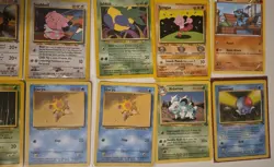 Pokemon TCG - Vintage Lot Of 40 Cards - Team Rocket - Jungle - Fossil - Neo - Image 5