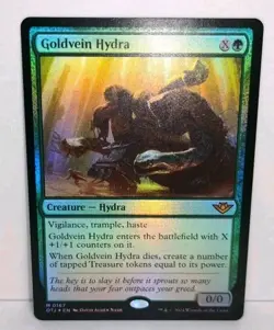 1x Goldvein Hydra - Foil NM-Mint, English Outlaws of Thunder Junction MTG Magic - Image 1