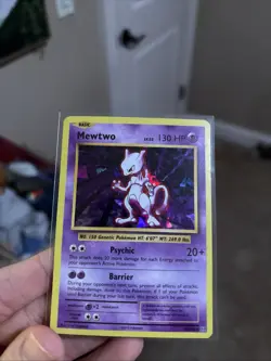 Pokemon TCG Mewtwo 51/108 Cracked Ice Holo Evolutions Deck Exclusive 2016 LP - Image 1