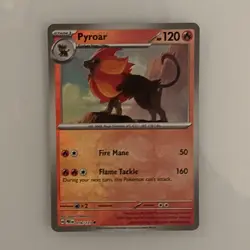 🔥Pyroar 016/131 Pokemon Prismatic Evolutions Master Ball Reverse Holo NM+🔥 - Image 1
