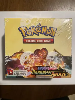 Darkness Ablaze Booster Box: Pokemon Sword & Shield - Brand New - Sealed - Image 1
