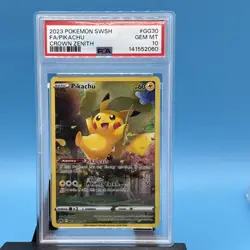 Pokemon Crown Zenith Pikachu PSA 10 Gem Mint #GG30 SWSH Graded - Image 1