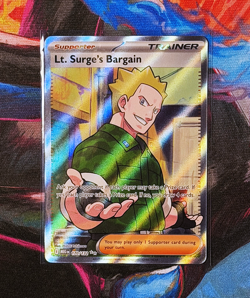 Pokemon TCG Lt. Surge's Bargain Ultra Rare 170/132 Mega Evolution – NM/M – UR - Image 1