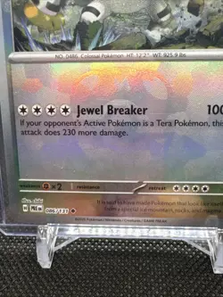 Pokemon Regigigas 086/131 Prismatic Evolutions Masterball Reverse Holo - Image 2