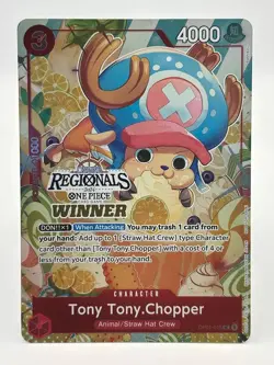 Tony Tony Chopper OP01-015 EN ONE PIECE TCG 2024 ONLINE REGIONALS WINNER-NM - Image 1